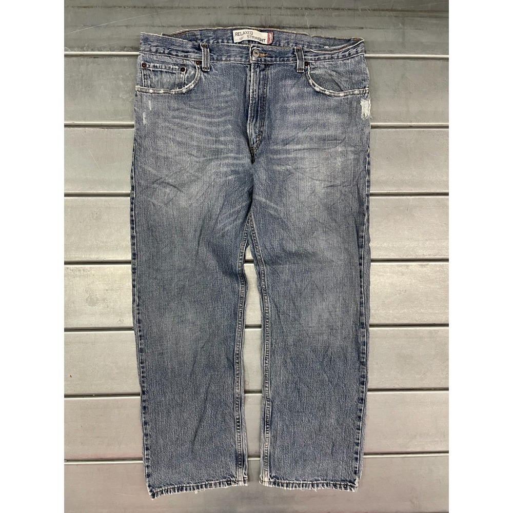 Levis‎ 559 Relaxed Fit Jeans Mens 37x30 Blue Medium Wash Denim Straight